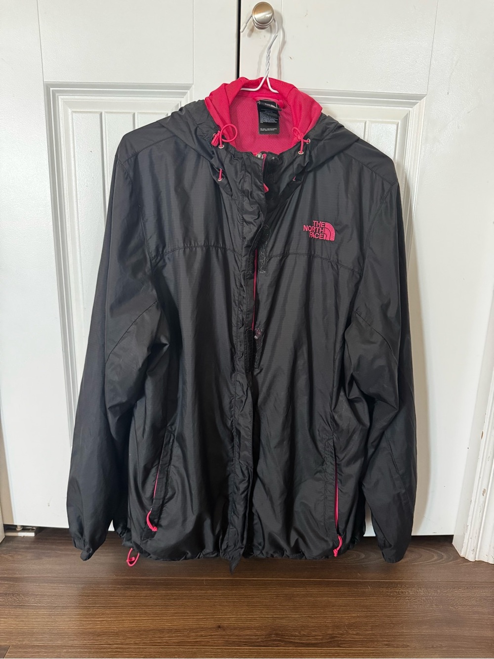 The North Face Black Jacket with Pink Lining